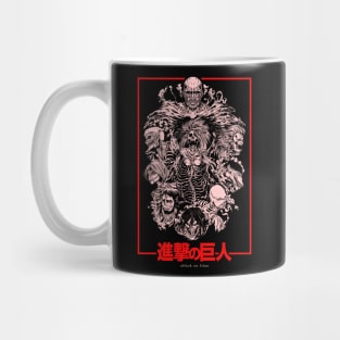 Attack on Titan - All Nine Titans Mug